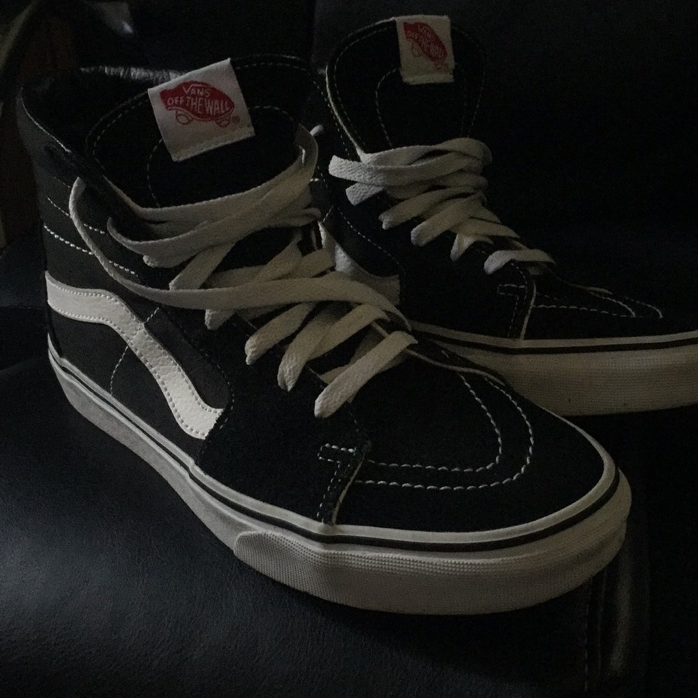 Vans sk8 hi tops size 8